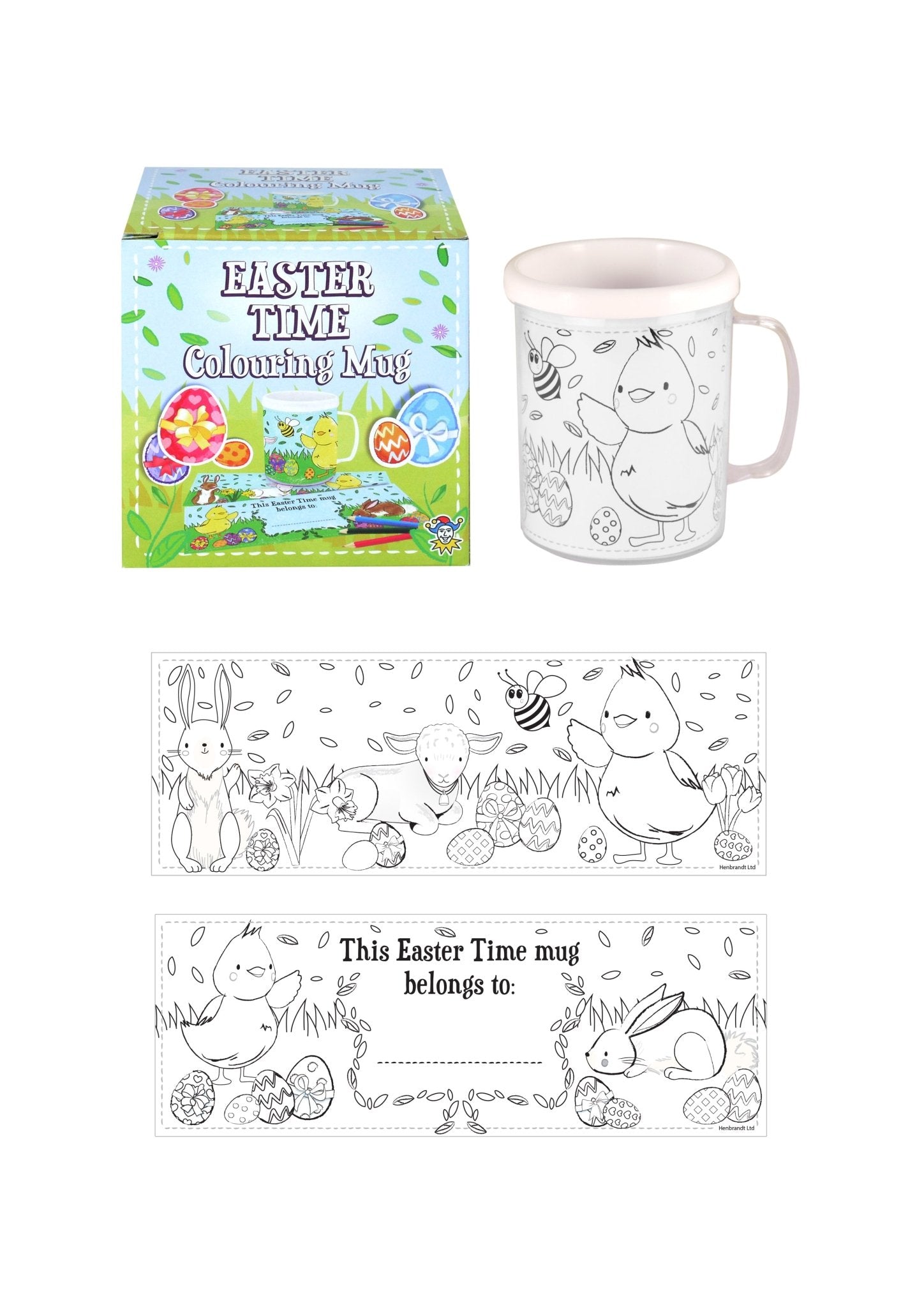 1 X Colour Your Own Easter Mug (2 Assorted Designs) - Bulk Bargain