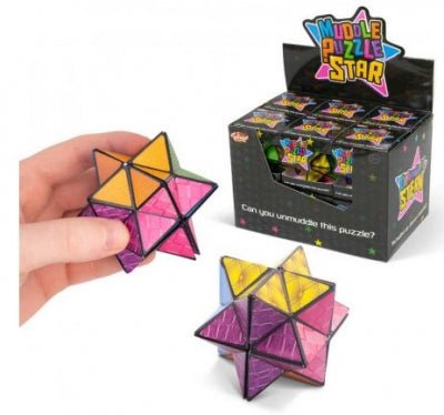 12 x MUDDLE PUZZLE STAR - Bulk Bargain