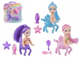 12 x PEGASUS DOLL WITH ACCESSORIES 4.5" 3 ASSORTED - Bulk Bargain