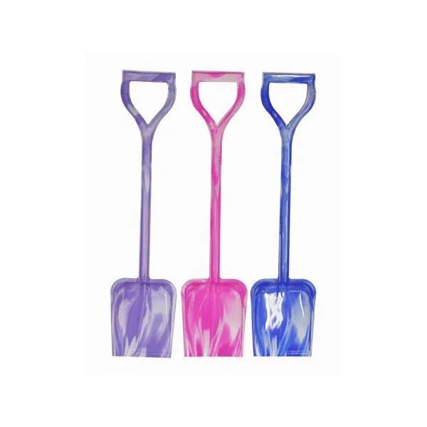 12 x Plastic Sand Spade Marble – 48cm – Assorted Colours - Bulk Bargain