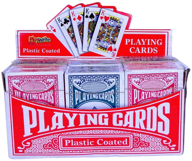 12 X Playing Cards Display Box - Bulk Bargain