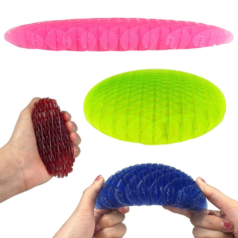 20 X FIDGET WORM TOY (ASSORTED COLOURS) - Bulk Bargain