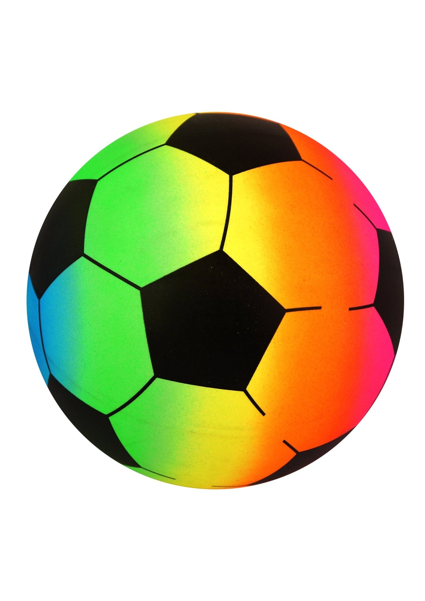 24 x PVC Rainbow Football (20cm) - Bulk Bargain