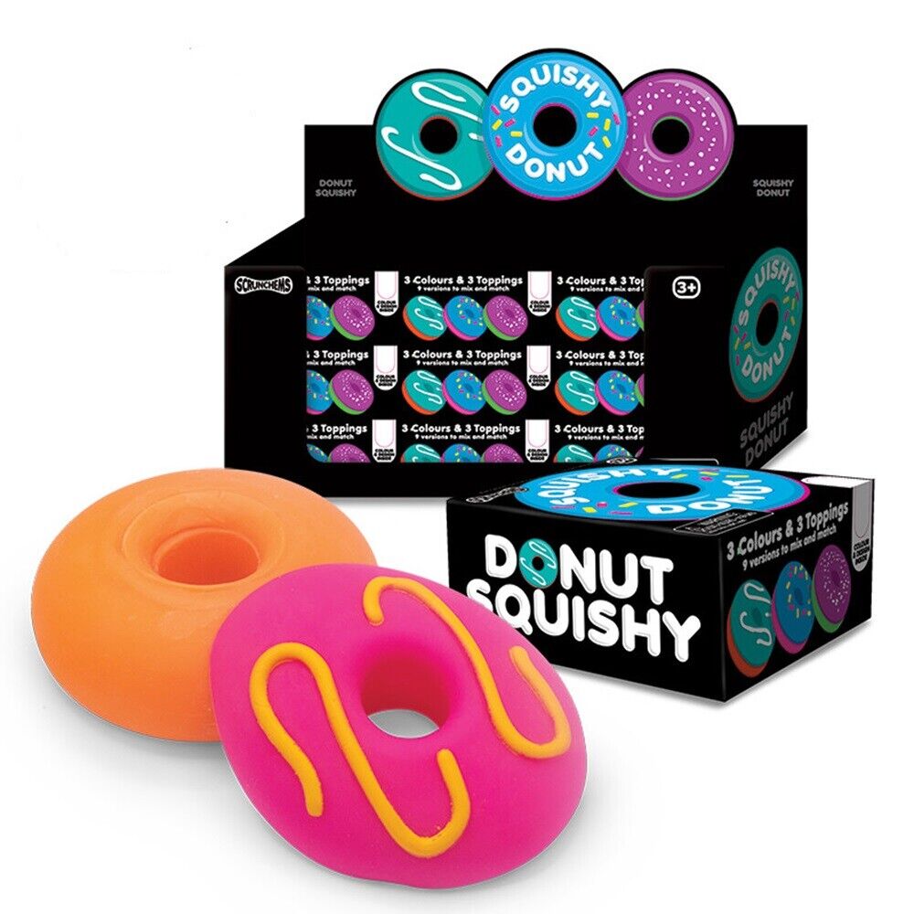 9 x SCRUNCHEMS DONUT SQUISHY - Bulk Bargain