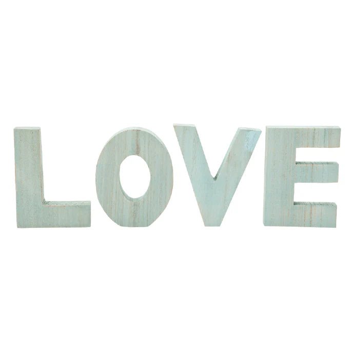 DECORATIVE LOVE LETTERS SIGN - 14CM - Bulk Bargain