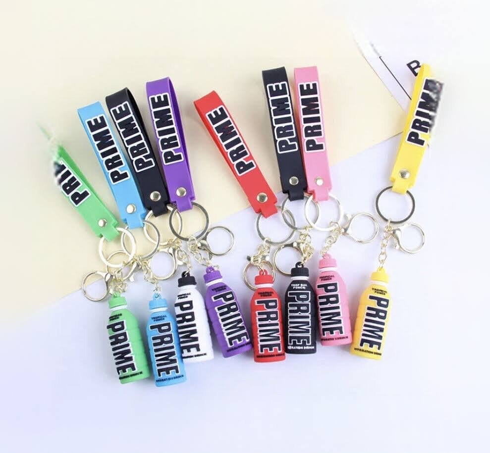 PRIME KEYCHAIN (Assorted Colours) Pack X 24 - Bulk Bargain